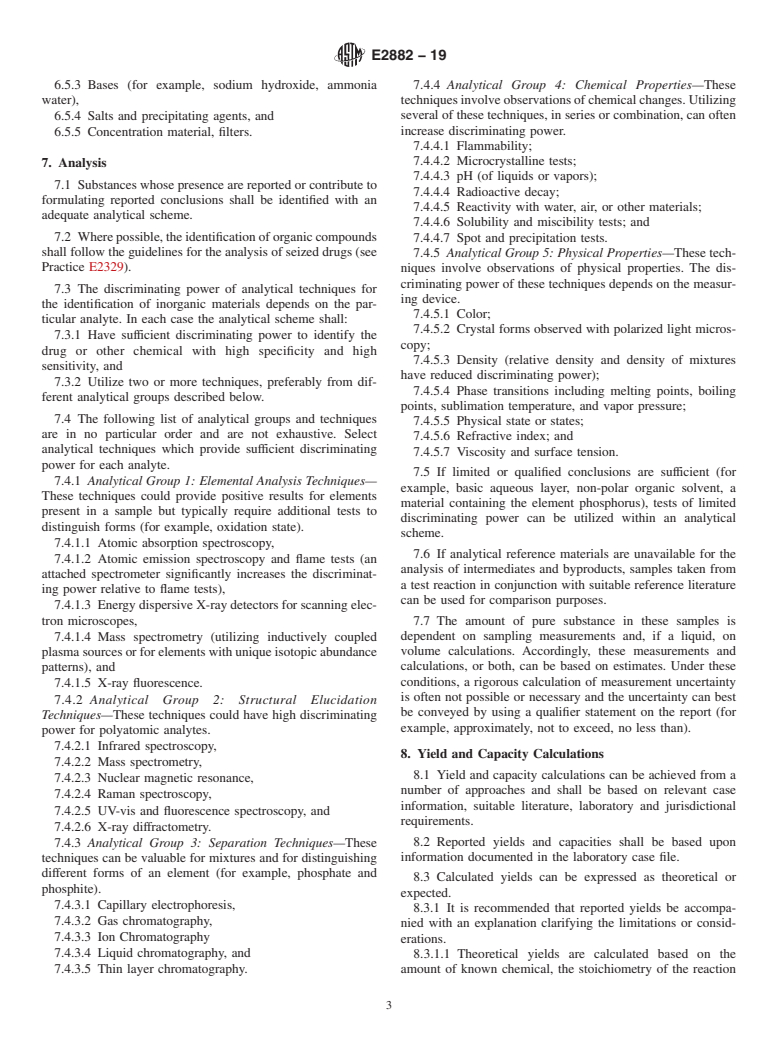ASTM E2882-19 - Standard Guide for Analysis of Clandestine Drug Laboratory Evidence