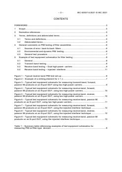 IEC 62037-5:2021 - Passive RF and microwave devices, intermodulation level measurement - Part 5: Measurement of passive intermodulation in filters - Page 4 preview