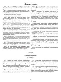 ASTM F2385-15(2019) ASTM F2385-15(2019) - Standard Practice for Determining Femoral Head Penetration into Acetabular Components of Total Hip Replacement Using Clinical Radiographs - Page 4 preview