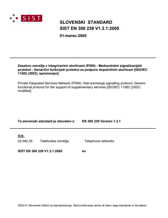 EN 300 239 V1.3.1:2005