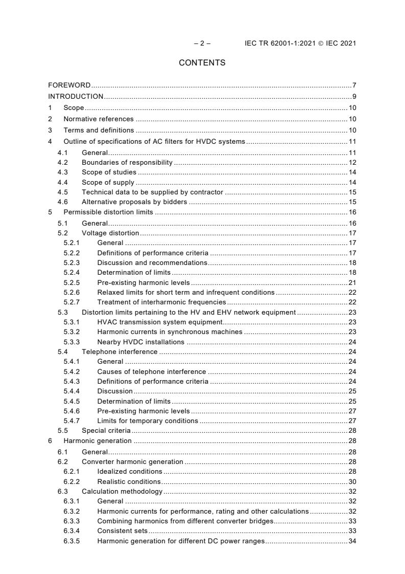 IEC TR 62001-1:2021 IEC TR 62001-1:2021 - High-voltage direct current (HVDC) systems - Guidance to the specification and design evaluation of AC filters - Part 1: Overview - Page 4 preview