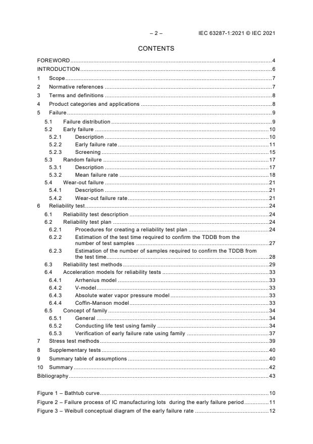 IEC 63287-1:2021 IEC 63287-1:2021 - Semiconductor devices - Generic semiconductor qualification guidelines - Part 1: Guidelines for IC reliability qualification - Page 4 preview
