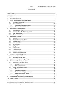 IEC 60599:2022 REDLINE IEC 60599:2022 CMV - Mineral oil-filled electrical equipment in service - Guidance on the interpretation of dissolved and free gases analysis
Released:5/25/2022
Isbn:9782832237984 - Page 4 preview