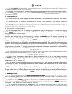 REDLINE ASTM E679-19 - Standard Practice for  Determination of Odor and Taste Thresholds By a Forced-Choice  Ascending Concentration Series Method of Limits