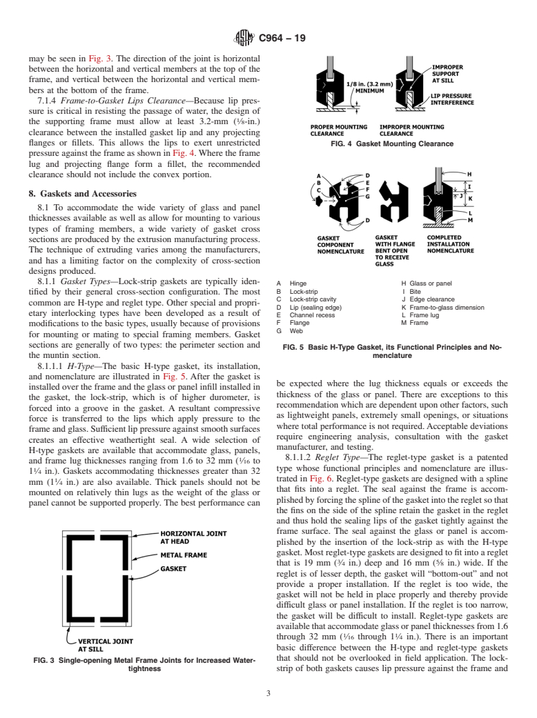 ASTM C964-19 - Standard Guide for  Lock-Strip Gasket Glazing
