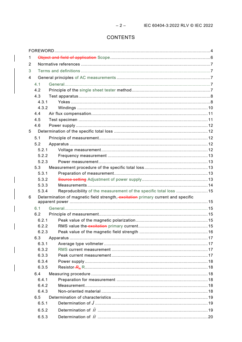 IEC 60404-3:2022 IEC 60404-3:2022 RLV - Magnetic materials - Part 3: Methods of measurement of the magnetic properties of electrical steel strip and sheet by means of a single sheet tester
Released:11/8/2022
Isbn:9782832260494 - Page 4 preview