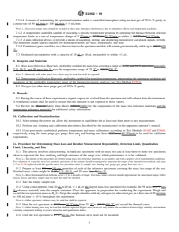 ASTM E2402-19 REDLINE ASTM E2402-19 - Standard Test Method for Mass Loss, Residue, and Temperature Measurement Validation of Thermogravimetric Analyzers - Page 3 preview