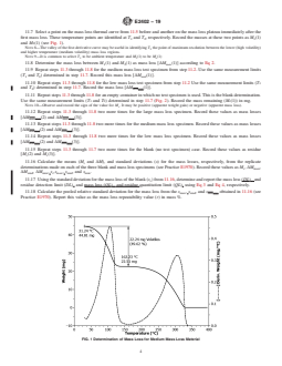 ASTM E2402-19 REDLINE ASTM E2402-19 - Standard Test Method for Mass Loss, Residue, and Temperature Measurement Validation of Thermogravimetric Analyzers - Page 4 preview