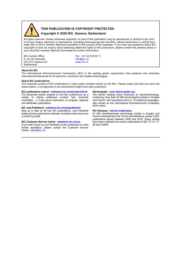 IEC 60794-2-21:2019/AMD1:2020 IEC 60794-2-21:2019/AMD1:2020 - Amendment 1 - Optical fibre cables - Part 2-21: Indoor cables - Detailed specification for multi-fibre optical distribution cables for use in premises cabling
Released:11/18/2020
Isbn:9782832290712 - Page 2 preview