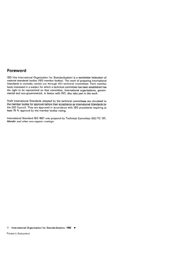 ISO 4521:1985 ISO 4521:1985 - Metallic coatings -- Electrodeposited silver and silver alloy coatings for engineering purposes - Page 2 preview