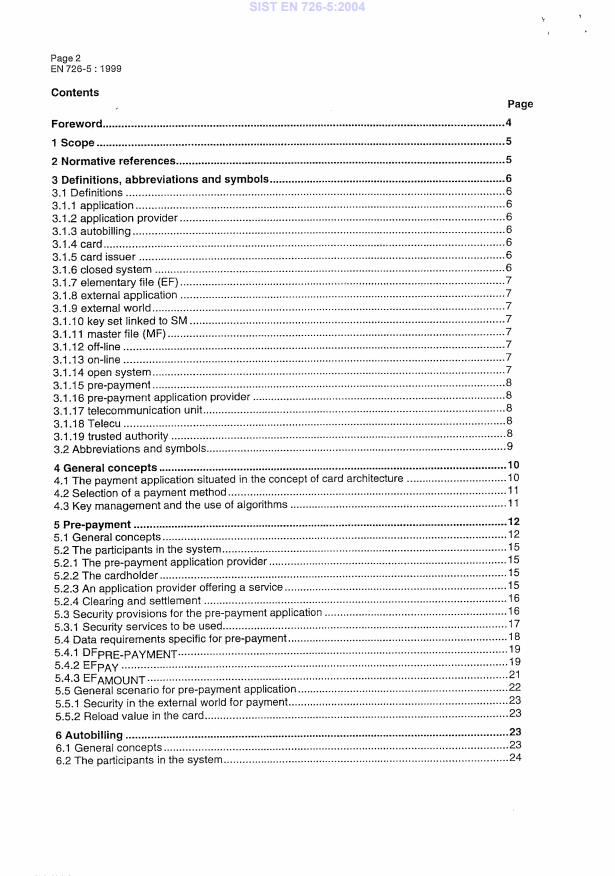 EN 726-5:1999 EN 726-5:2004 - Page 4 preview