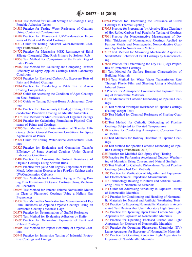 ASTM D6577-15(2019) - Standard Guide for Testing Industrial Protective Coatings