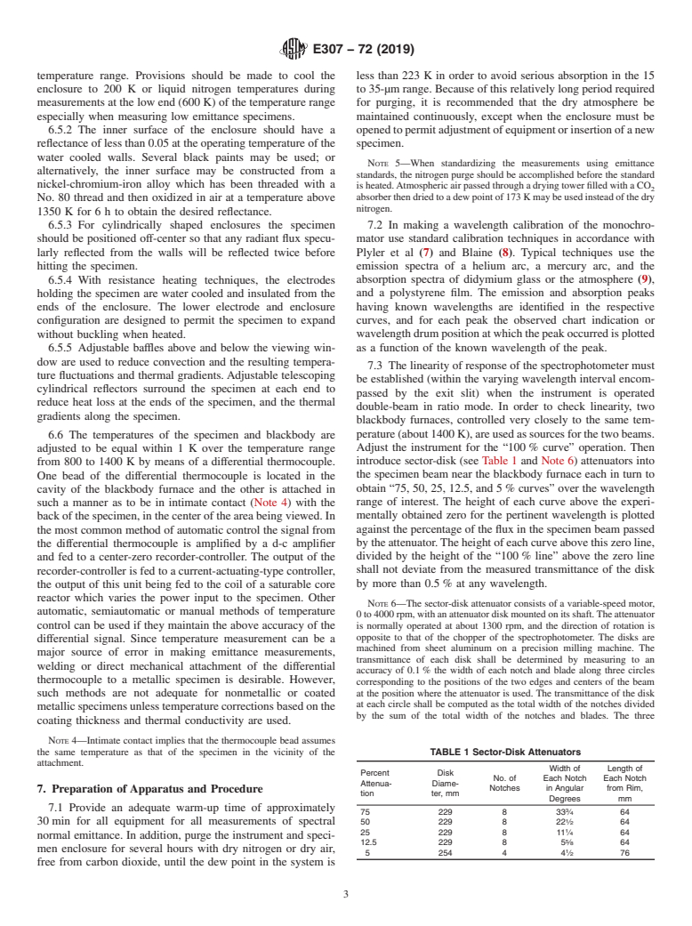 ASTM E307-72(2019) - Standard Test Method for  Normal Spectral Emittance at Elevated Temperatures