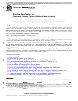 ASTM B819-19 REDLINE ASTM B819-19 - Standard Specification for Seamless Copper Tube for Medical Gas Systems - Page 1 preview
