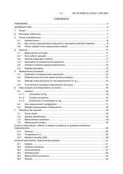 IEC TS 62607-6-7:2023 - Nanomanufacturing - Key control characteristics - Part 6-7: Graphene - Sheet resistance: van der Pauw method
Released:6/7/2023 - Page 4 preview