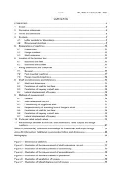 IEC 60072-1:2022 IEC 60072-1:2022 - Rotating electrical machines - Dimensions and output series - Part 1: Frame numbers 56 to 400 and flange numbers 55 to 1080 - Page 4 preview