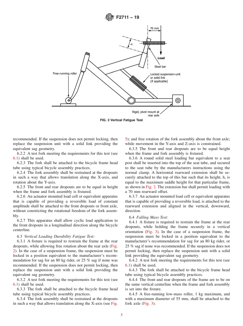 ASTM F2711-19 - Standard Test Methods for Bicycle Frames