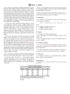 ASTM D494-11(2019) ASTM D494-11(2019) - Standard Test Method for Acetone Extraction of Phenolic Molded or Laminated Products - Page 3 preview