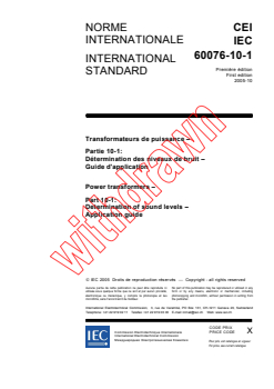 IEC 60076-10-1:2005 IEC 60076-10-1:2005 - Power transformers - Part 10-1: Determination of sound levels - Application guide
Released:10/17/2005
Isbn:2831882273 - Page 3 preview