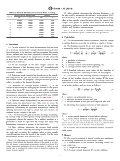 ASTM E1928-13(2019) ASTM E1928-13(2019) - Standard Practice for Estimating the Approximate Residual Circumferential Stress in Straight Thin-walled Tubing - Page 2 preview