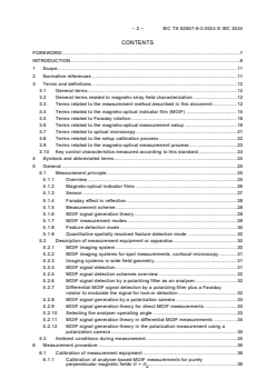 IEC TS 62607-9-2:2024 - Nanomanufacturing - Key control characteristics - Part 9-2: Nanomagnetic products - Magnetic field distribution: Magneto-optical indicator film technique
Released:16. 07. 2024
Isbn:9782832289877 - Page 4 preview