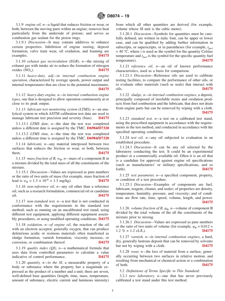 ASTM D8074-19 - Standard Test Method for Evaluation of Diesel Engine Oils in DD13 Diesel Engine