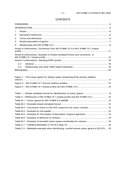 IEC 61966-12-2:2024 IEC 61966-12-2:2024 - Multimedia systems and equipment - Colour measurement and management - Part 12-2: Simple metadata format for identification of colour gamut
Released:22. 10. 2024
Isbn:9782832298213 - Page 4 preview