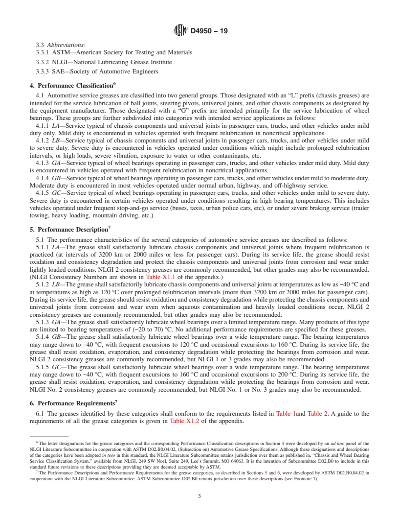 REDLINE ASTM D4950-19 - Standard Classification and Specification for  Automotive Service Greases