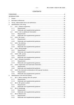IEC 61406-1:2022 - Identification Link - Part 1: General requirements
Released:9/15/2022 - Page 4 preview