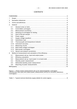 IEC 62442-3:2022 - Energy performance of lamp controlgear - Part 3: Controlgear for tungsten-halogen lamps and LED light sources - Method of measurement to determine the efficiency of controlgear - Page 4 preview