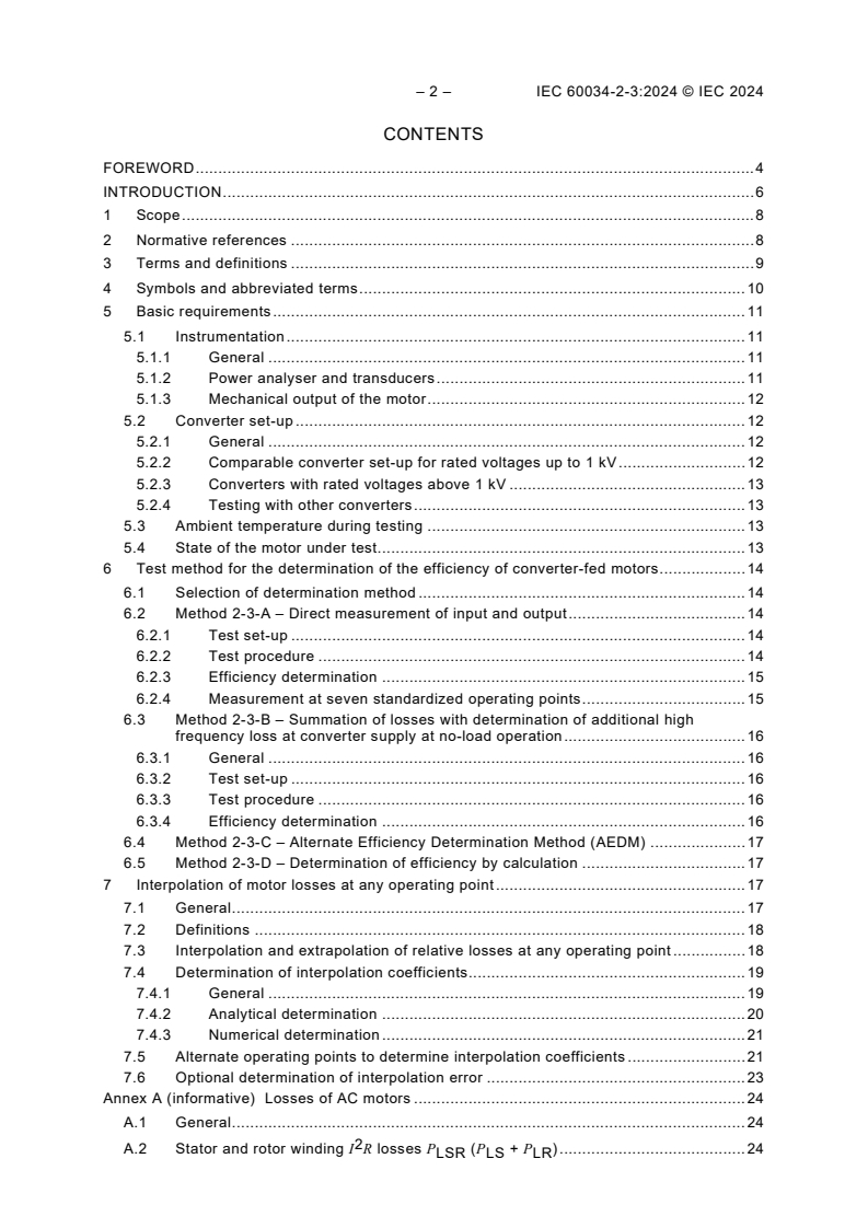 IEC 60034-2-3:2024 IEC 60034-2-3:2024 - Rotating electrical machines - Part 2-3: Specific test methods for determining losses and efficiency of converter-fed AC motors
Released:3/12/2024
Isbn:9782832281727 - Page 4 preview