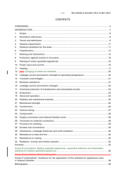 IEC 60335-2-49:2021 RLV - Household and similar electrical appliances - Safety - Part 2-49: Particular requirements for commercial electric appliances for keeping food and crockery warm
Released:11/3/2021
Isbn:9782832240908 - Page 4 preview
