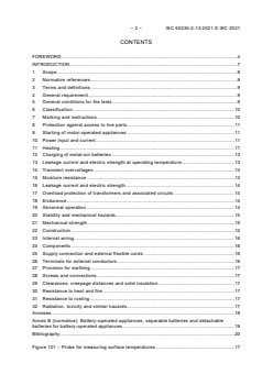 IEC 60335-2-13:2021 - Household and similar electrical appliances - Safety - Part 2-13: Particular requirements for deep fat fryers, frying pans and similar appliances - Page 4 preview