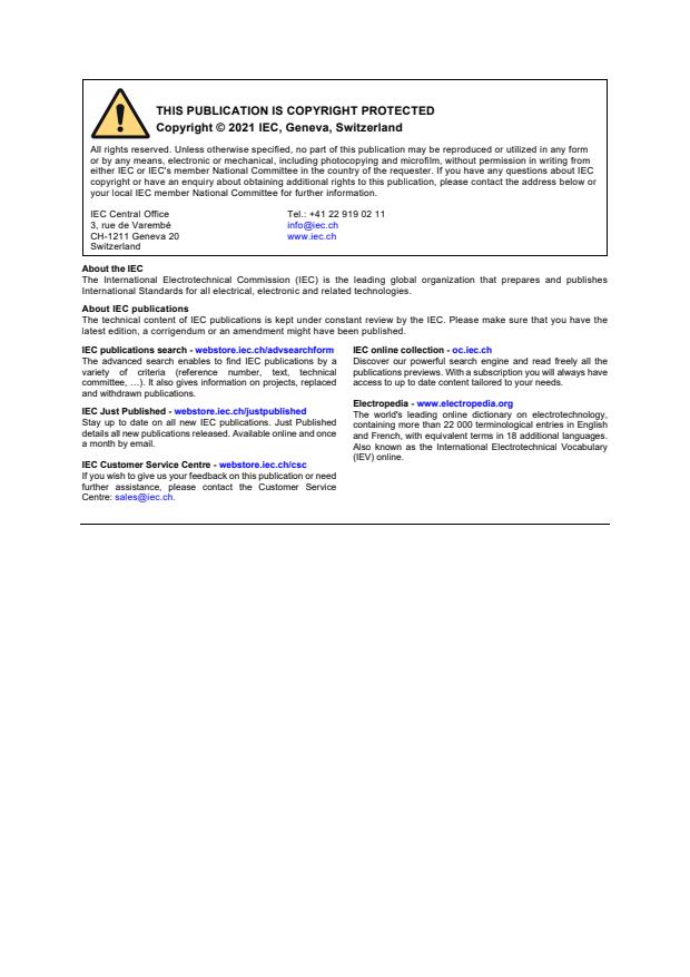 IEC TR 62000:2021 IEC TR 62000:2021 - Guidelines for combining different single-mode fibre sub-categories - Page 2 preview