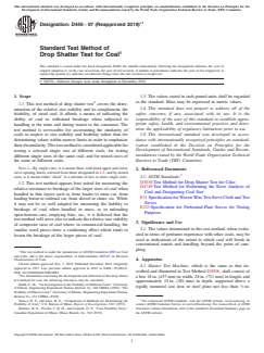 ASTM D440-07(2019)e1 ASTM D440-07(2019)e1 - Standard Test Method of Drop Shatter Test for Coal - Page 1 preview