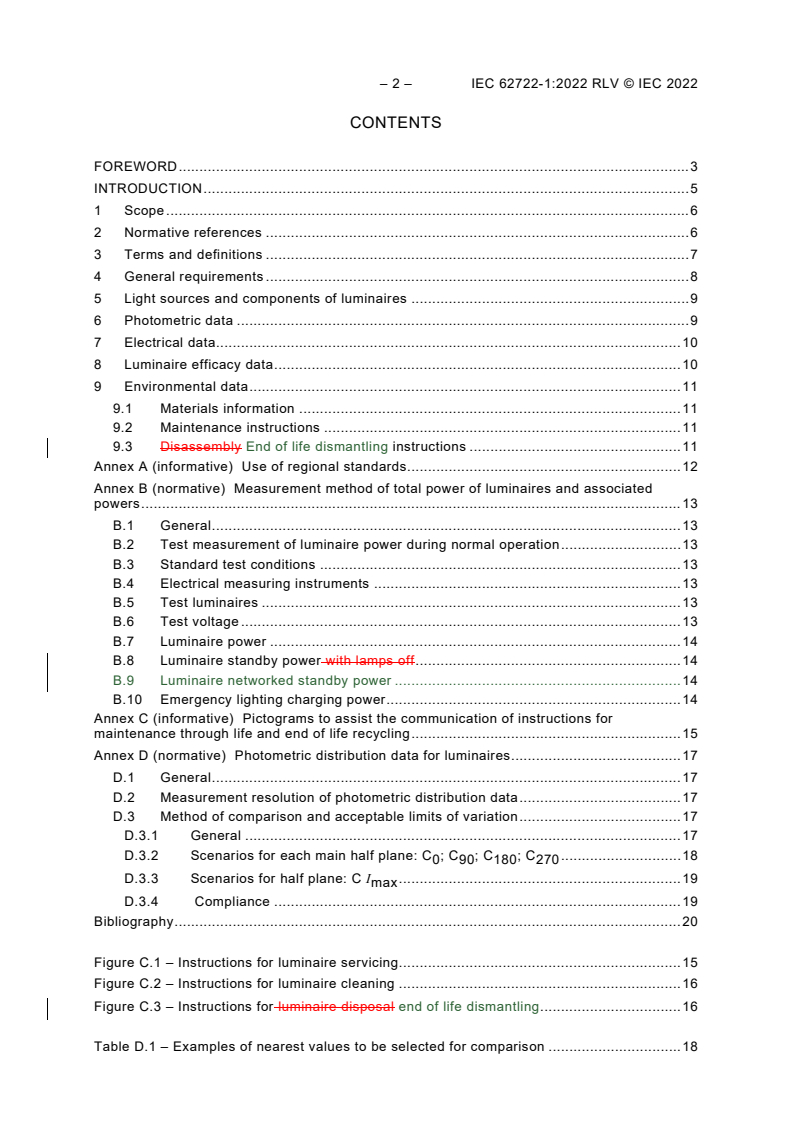 IEC 62722-1:2022 IEC 62722-1:2022 RLV - Luminaire performance - Part 1: General requirements
Released:6/14/2022
Isbn:9782832239278 - Page 4 preview