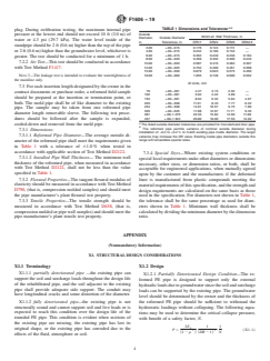 ASTM F1606-19 ASTM F1606-19 - Standard Practice for Rehabilitation of Existing Sewers and Conduits with Deformed Polyethylene (PE) Liner - Page 4 preview