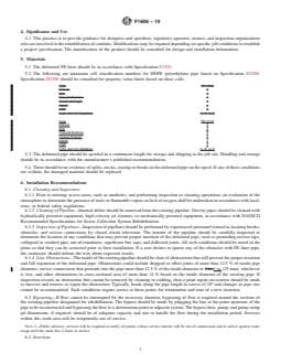 ASTM F1606-19 REDLINE ASTM F1606-19 - Standard Practice for Rehabilitation of Existing Sewers and Conduits with Deformed Polyethylene (PE) Liner - Page 3 preview