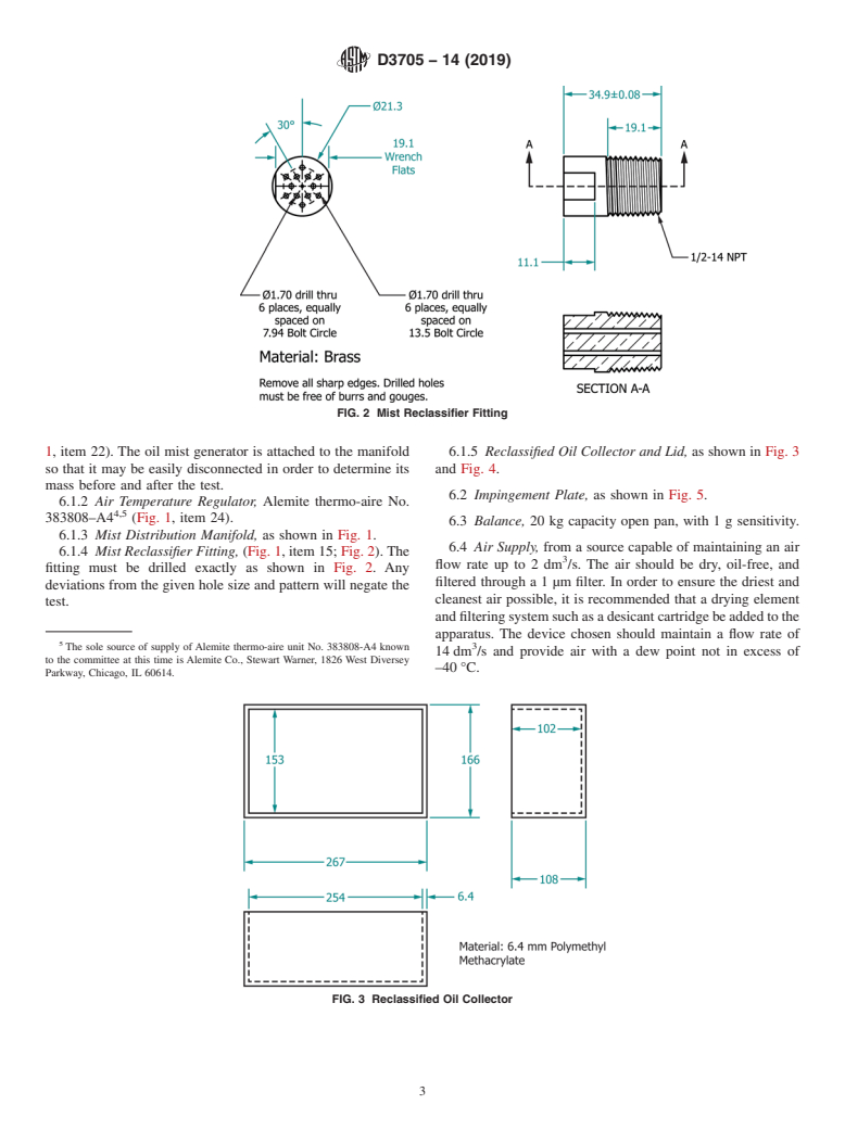 ASTM D3705-14(2019) - Standard Test Method for  Misting Properties of Lubricating Fluids