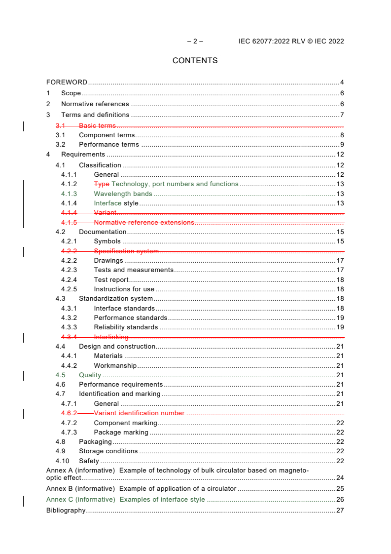 IEC 62077:2022 IEC 62077:2022 RLV - Fibre optic interconnecting devices and passive components - Fibre optic circulators - Generic specification
Released:8/10/2022
Isbn:9782832254707 - Page 4 preview