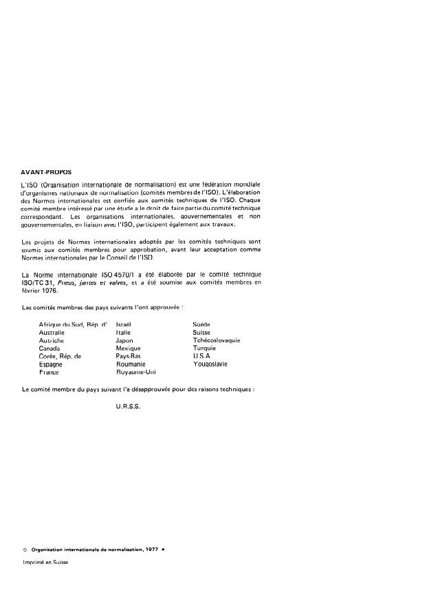 ISO 4570-1:1977 ISO 4570-1:1977 - Filetages de valves pour pneumatiques - Page 2 preview