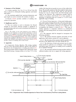 ASTM D1635/D1635M-19 ASTM D1635/D1635M-19 - Standard Test Method for Flexural Strength of Soil-Cement Using Simple Beam with Third-Point Loading  - Page 2 preview
