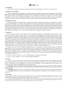 ASTM E2798-19 REDLINE ASTM E2798-19 - Standard Test Method for Characterization of Performance of Pesticide Spray Drift Reduction Adjuvants for Ground Application - Page 2 preview