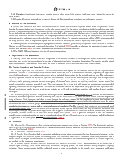 ASTM E2798-19 REDLINE ASTM E2798-19 - Standard Test Method for Characterization of Performance of Pesticide Spray Drift Reduction Adjuvants for Ground Application - Page 3 preview