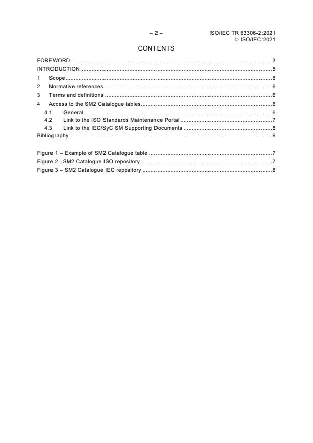 ISO/IEC TR 63306-2:2021 ISO/IEC TR 63306-2:2021 - Smart manufacturing standards map (SM2) - Part 2: Catalogue - Page 4 preview