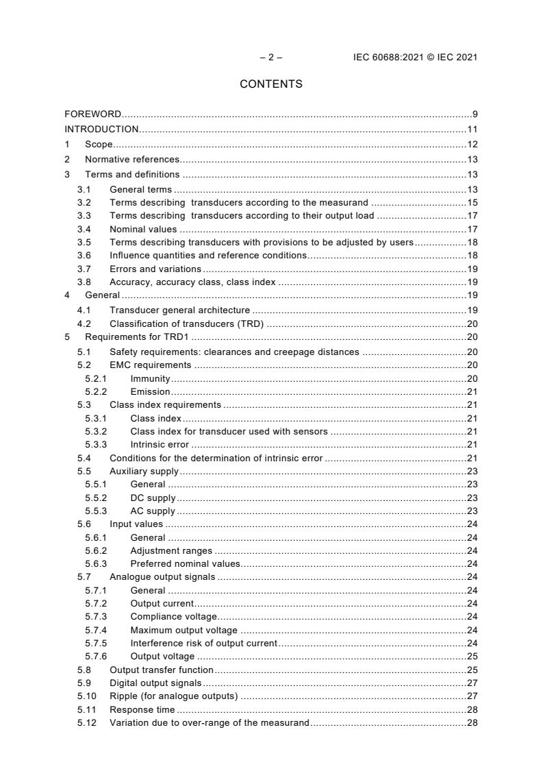 IEC 60688:2021 IEC 60688:2021 - Electrical measuring transducers for converting AC and DC electrical quantities to analogue or digital signals - Page 4 preview