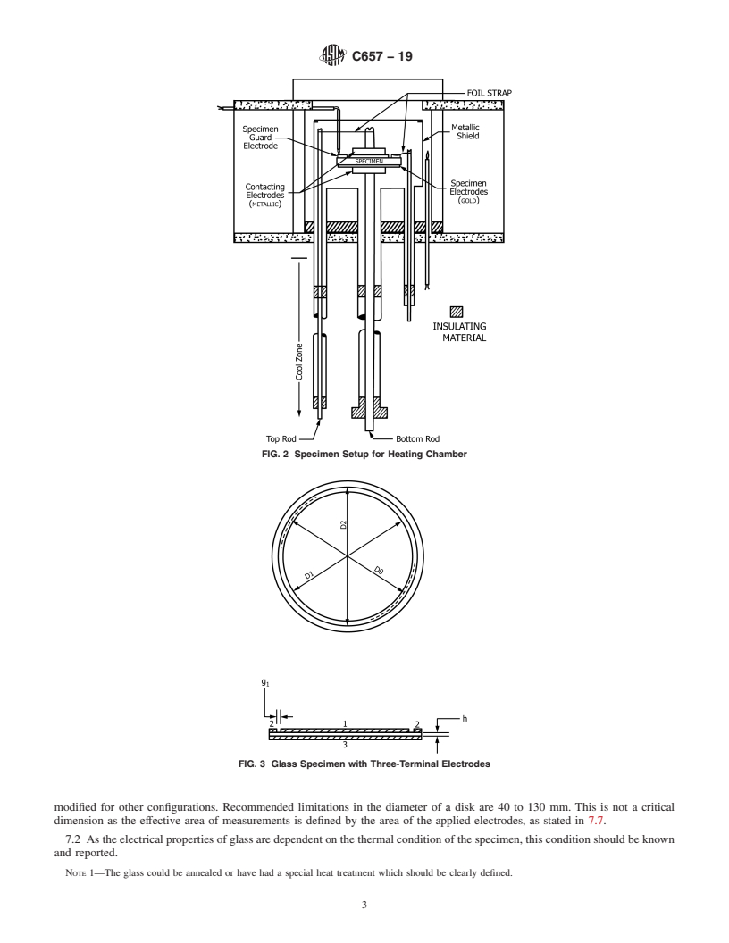 REDLINE ASTM C657-19 - Standard Test Method for  D-C Volume Resistivity of Glass