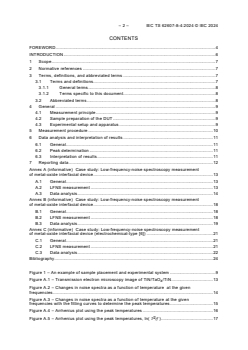 IEC TS 62607-8-4:2024 - Nanomanufacturing – Key control characteristics – Part 8-4: Metal-oxide interfacial devices – Activation energy of electronic trap states: Low-frequency-noise spectroscopy
Released:16. 12. 2024
Isbn:9782832700808 - Page 4 preview