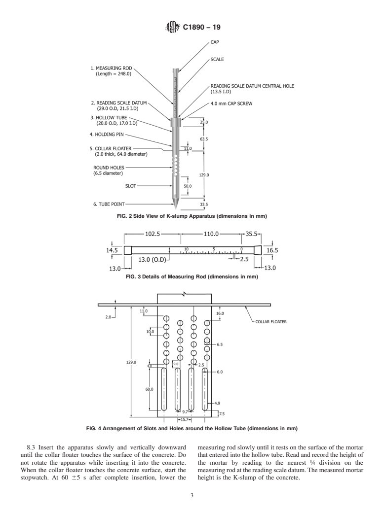 ASTM C1890-19 - Standard Test Method for K-slump of Freshly Mixed Concrete