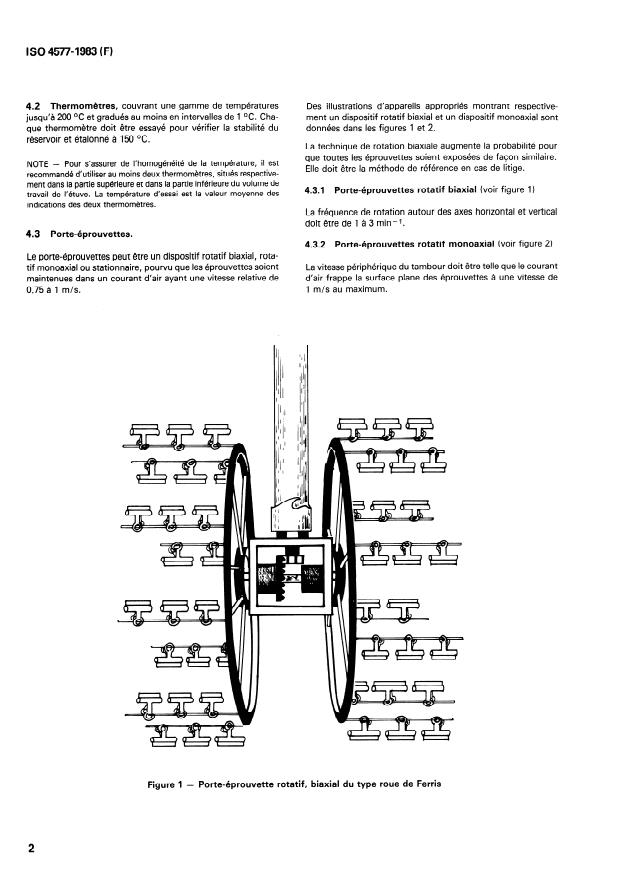 ISO 4577:1983 ISO 4577:1983 - Plastiques -- Polypropylene et copolymeres de propylene -- Détermination de la stabilité a l'oxydation a chaud dans l'air -- Méthode a l'étuve - Page 4 preview